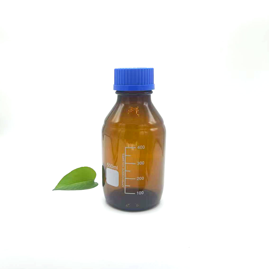 Flacon de réactif en verre brun de 500 ml