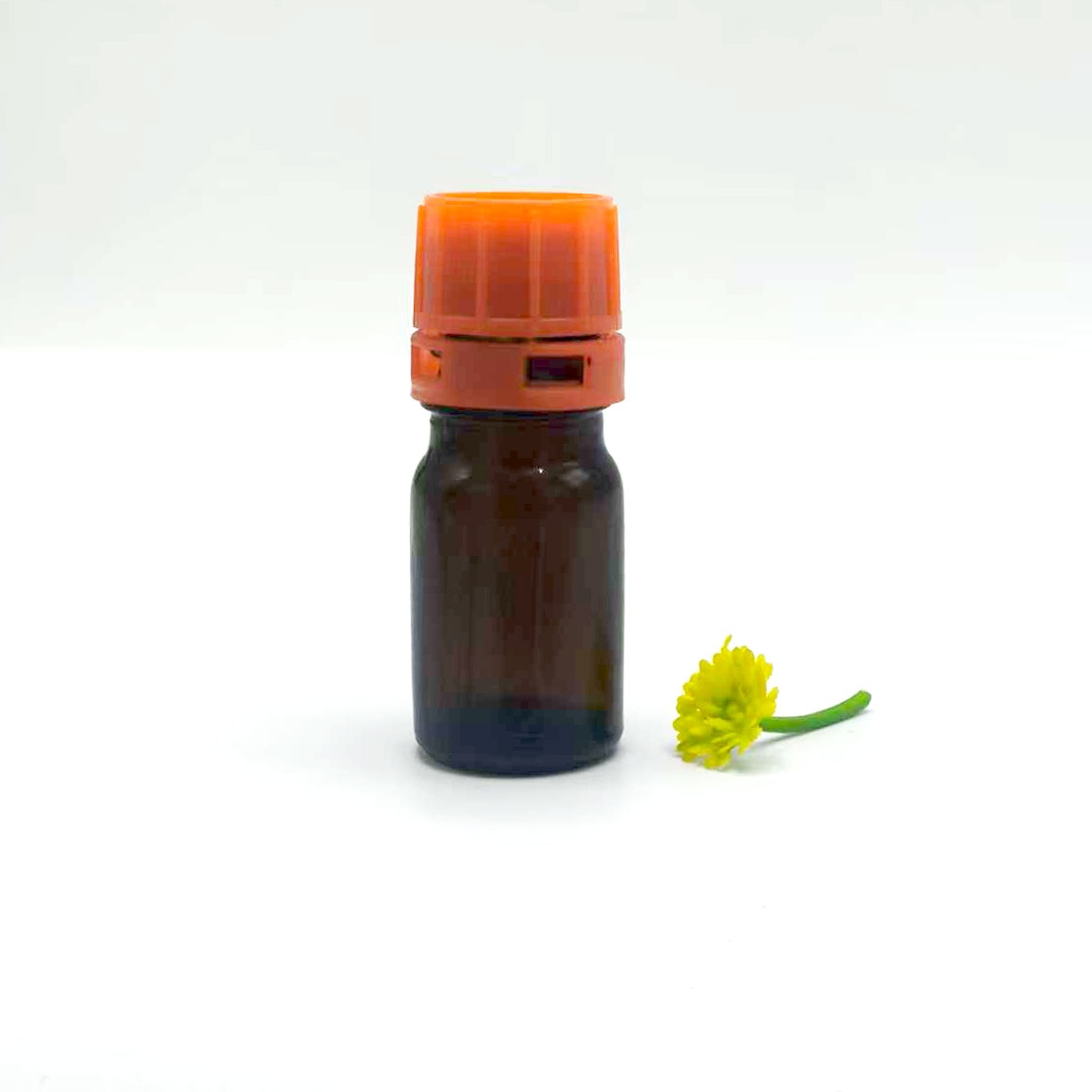 Flacon de réactif en verre de 5 ml